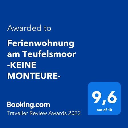 Ferienwohnung Am Teufelsmoor -Keine Monteure- Klein Wehnendorf Ngoại thất bức ảnh